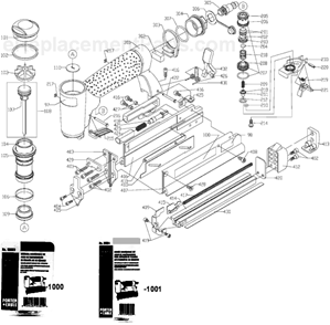 Part Location Diagram of 897872 DeWALT TRIGGER